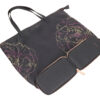 Multipurpose Bag Black "Gardenia"