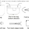 How to fold travel bag